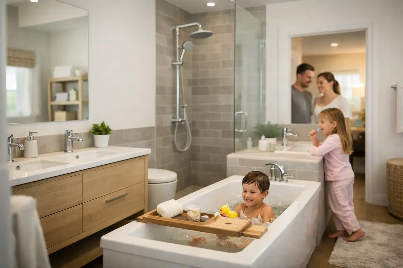 Best Bathroom Layouts for Families That Work