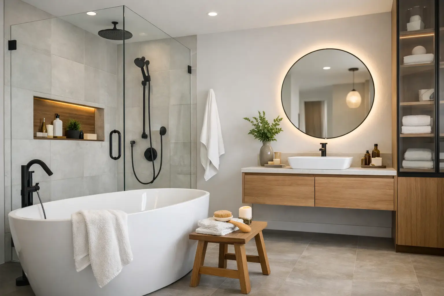 Condo Bathroom Transformation That Works Harder