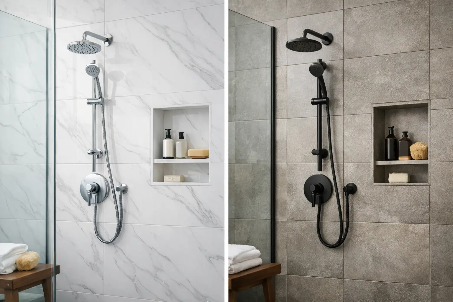 Porcelain Versus Ceramic Shower Tile for Bathrooms